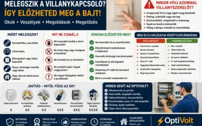 Miért melegszik a villanykapcsoló?
