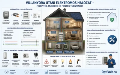 Hogyan épül fel egy villanyóra utáni hálózat?