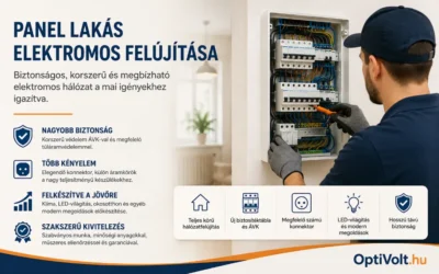 Panel lakások elektromos felújítása