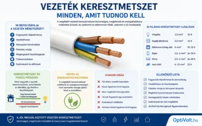 Miért fontos a megfelelő vezeték keresztmetszet?