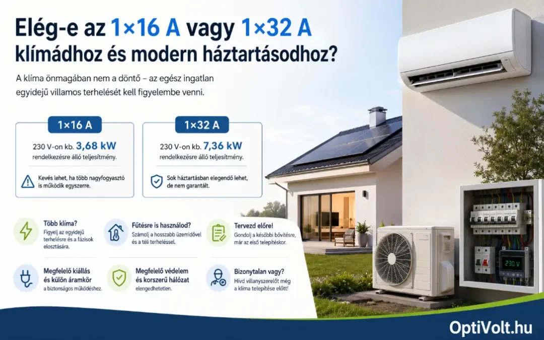 Klíma telepítés és villamos hálózat