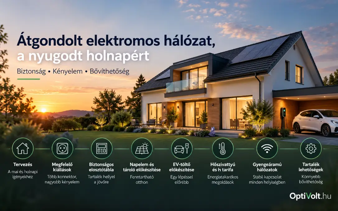 Hogyan tervezz elektromos hálózatot új építésű házhoz?