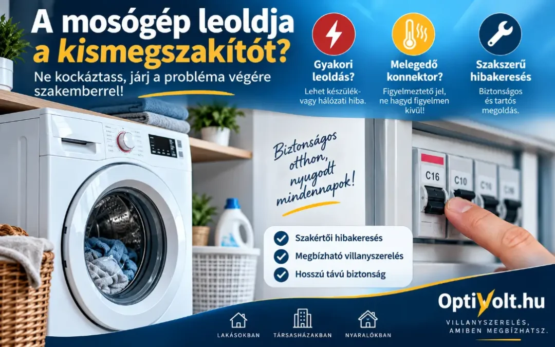 Miért csapja le a biztosítékot a mosógép?